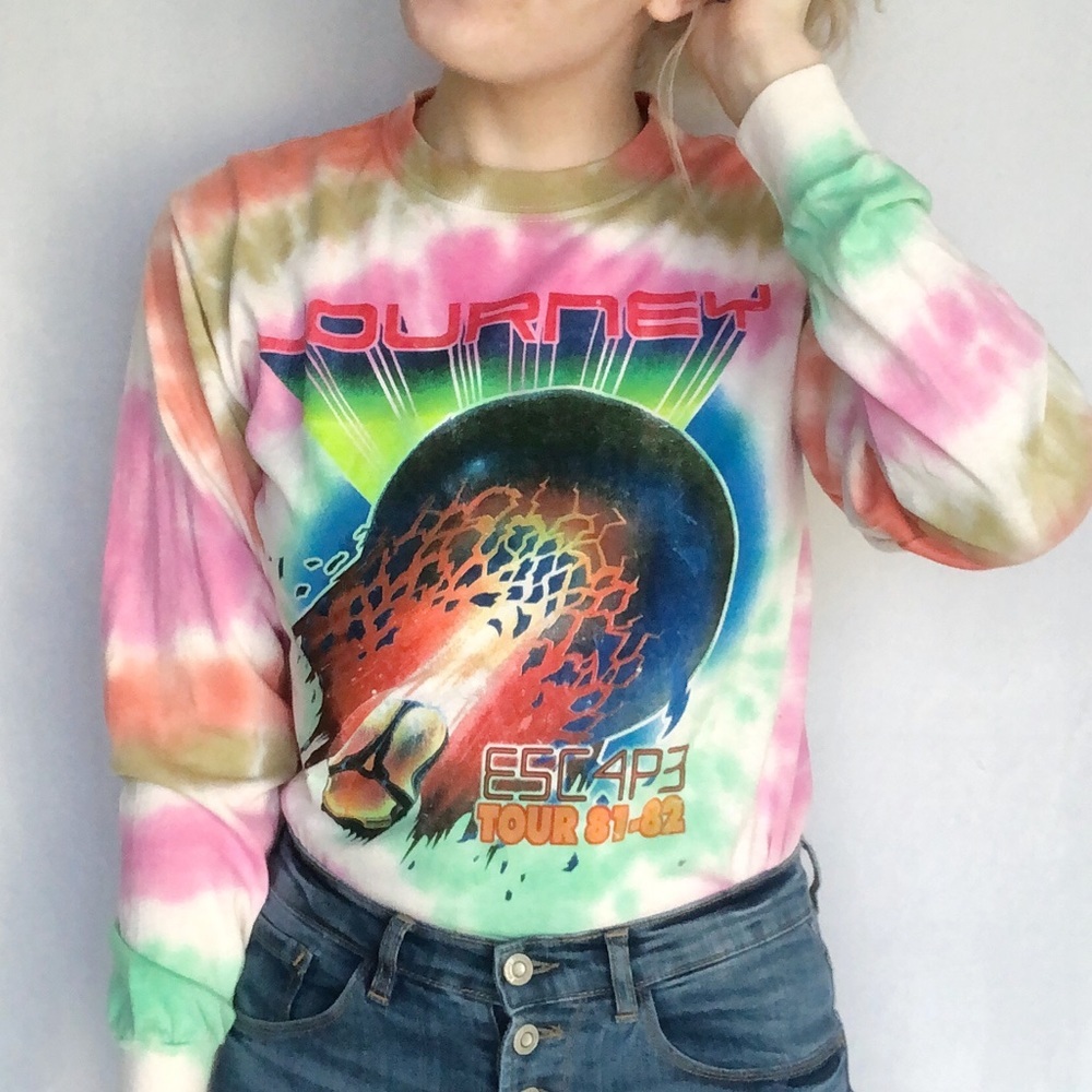 Journey Escape NWOT Tie Dye‎ Band Graphic Tee